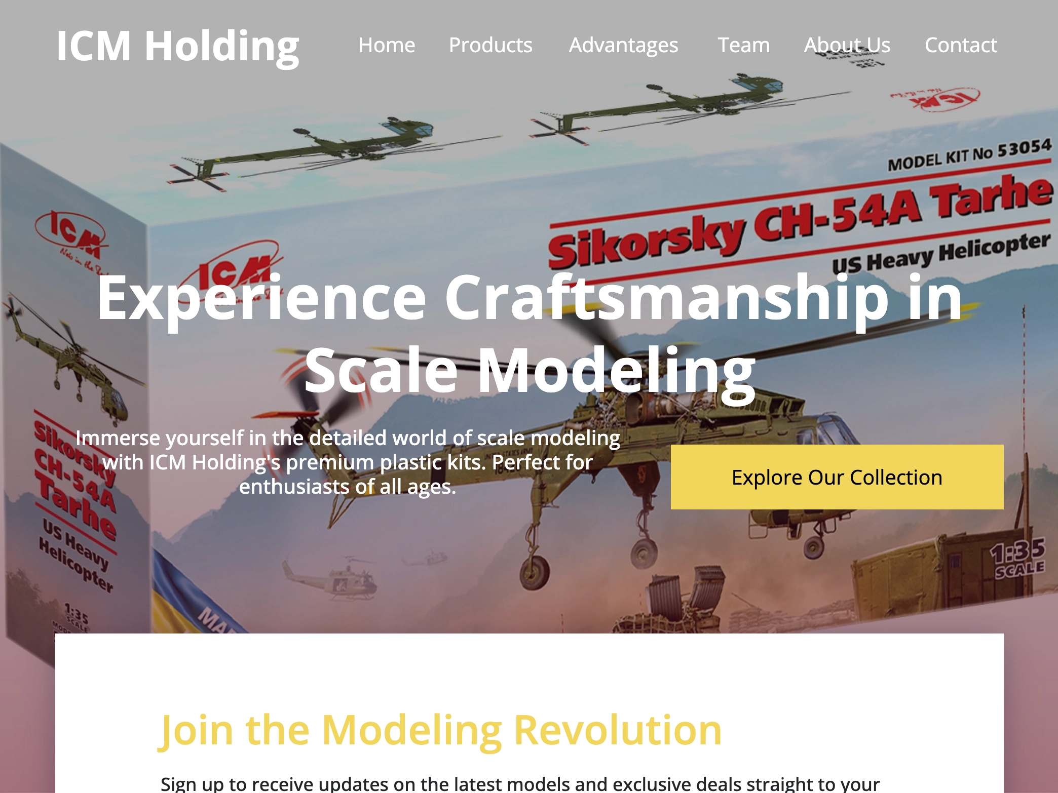 landing page gallery